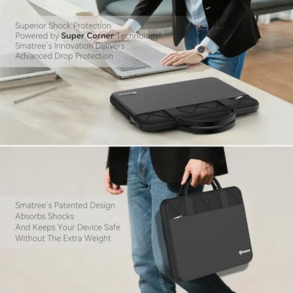 Smatree 17.3 inch Laptop Sleeve with Handle for HP OMEN Gaming Laptop 17-db0047nr/17z-db000, for 17 inch HP Protective Computer Case with Pocket, YKK Zipper, Patented Super Corner Design (E814)
