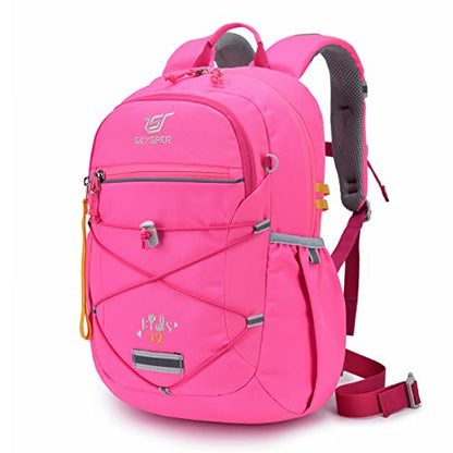 SKYSPER Kids Backpack 12L Children School Bag Child Boy Girl Pack Ages 4-8 for Traveling Day Trips Classes Camping - color: Pink, size: Small