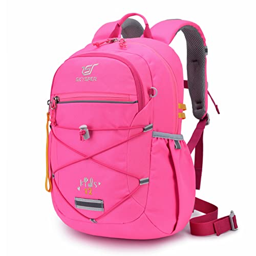 SKYSPER Kids Backpack 12L Children School Bag Child Boy Girl Pack Ages 4-8 for Traveling Day Trips Classes Camping - color: Pink, size: Small