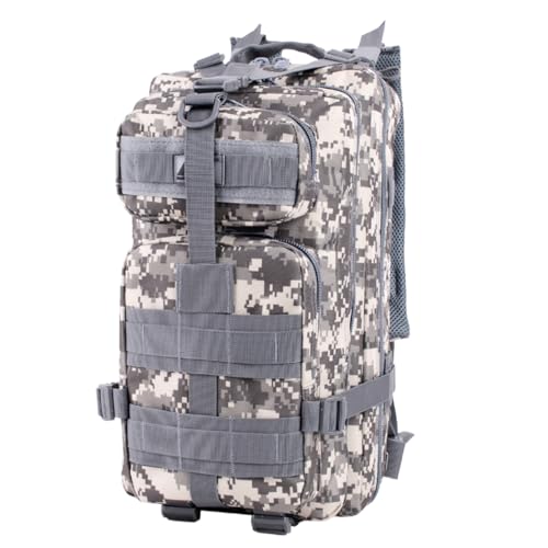 Tactical Military Assault 30L Travel Backpack, Army 3-Day Assault Pack for Camping, Hunting, Trekking, Outdoor Survival Range Molle Bag with Multi-Compartment Storage, Army Combat - color: Army Combat, size: 30 L