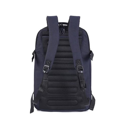 Hedgren TRIP LARGE Travel Backpack – Expandable, Water-Repellent RPET, Carry-On with RFID Protection, Laptop & Clothing Compartments, Rain Cover & Smart Sleeve - 36.2 L (Peacoat Blue) - color: Peacoat Blue