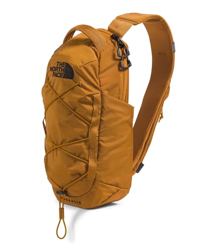 THE NORTH FACE Borealis SIing Bag | Crossbody Adjustable Strap, Water Repellent Finish, Multiple Compartments, Tablet Sleeve - color: Timber Tan