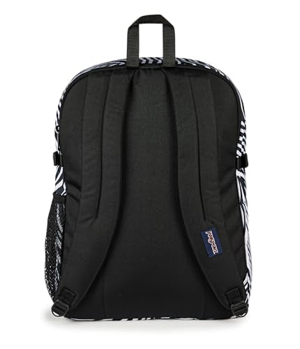 JanSport Main Campus Backpack - Travel or Work Backpack with 15-Inch Laptop Sleeve and Dual Water Bottle Pockets, Surreal Swirlies - color: Surreal Swirlies