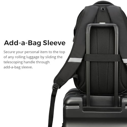 Swissdigital Laptop Backpack with USB Charging Port, Travel Backpack Fits 15.6 inches Computer, 31L Backpack for Men, Flame Red | SD803-97 - color: Flame Red