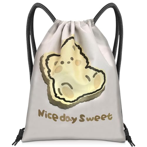 Drawstring Backpack Draw String Bag Sports Gym Bags Waterproof Cute Aesthetic Sackpack for Women(13"×17")-bear - color: Z20-bear