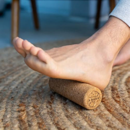 Mini Cork Roller – Natural Cork Foot & Ankle Massage Roller · Helps with Plantar Fasciitis, Foot Pain, Knots & Stiffness · Portable Trigger Point & Mobility Tool