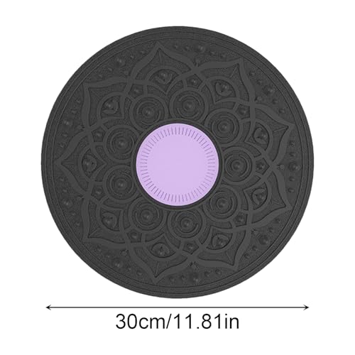 Wobble Balance Board - Non Slip Balancing Trainer, with Massage Points, 360 Degree Rotation, Workout Core Trainer for Home Gym Yoga Core Training, Sturdy Fitness Equipment 11.81 Inches