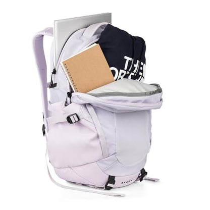 The North Face Women's Recon Everyday Laptop Backpack - PFAS Free, Lavender Fog/TNF Black, One Size - color: Lavender Fog/Tnf Black