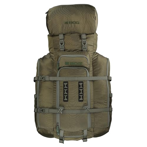 BOG Inception Backpack Frame and Helix Pack with Lightweight Design, YKK Zippers, Durable Build for Hunting, Backpacking - style: Helix 6000 (Pack)