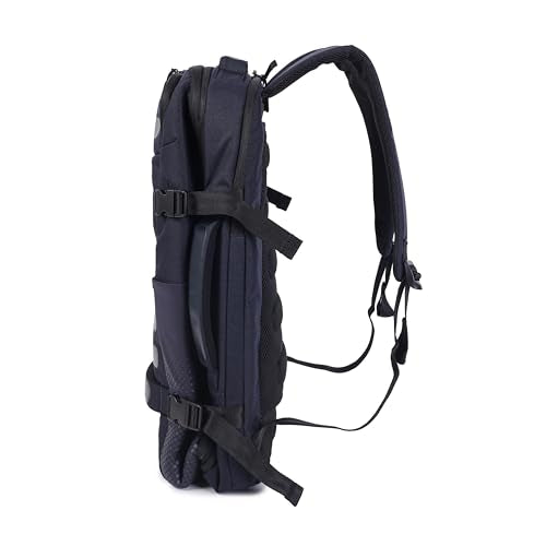 Hedgren TRIP LARGE Travel Backpack – Expandable, Water-Repellent RPET, Carry-On with RFID Protection, Laptop & Clothing Compartments, Rain Cover & Smart Sleeve - 36.2 L (Peacoat Blue) - color: Peacoat Blue