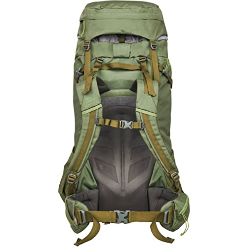 Kelty Asher Backpack, Daypack to Multi-Day Backpacking Capacity, Hiking, Lightweight Travel Pack, Internal Frame (85L Beluga) - color: Beluga/Stormy Blue, size: 85L