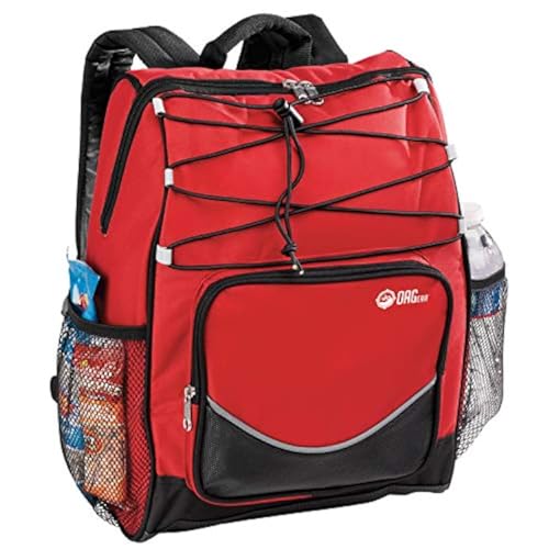 OAGear Backpack 20 Can Cooler - color: Red