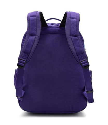 Kipling Women's Seoul Extra Large Bts 17" Laptop Backpack, Durable, Roomy with Padded Shoulder Straps, Built-In Protective Sleeve - color: Vip Purple, size: 13.5''L x 17.75''H x 9''D