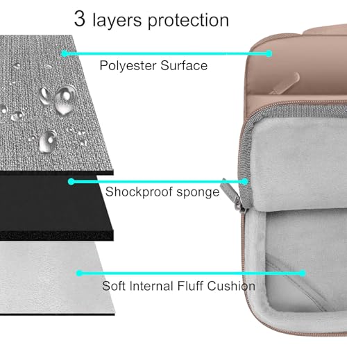 MOSISO Compatible with MacBook Air 15 inch Case M5 2026 M4 2025 M3 2024 M2 2023 A3448 A3241 A3114 A2941, Plastic Hard Shell Case&Puffy Sleeve Bag&Keyboard Skin&Webcam Cover&Screen Film, Bronze Brown - color: Bronze Brown