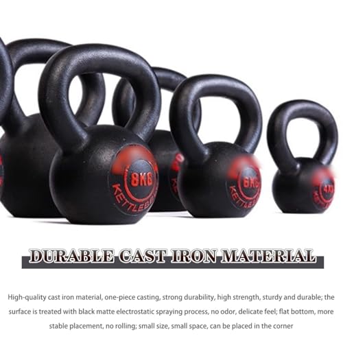 Kettlebell Weights Professional Fitness Competitive Kettle Bells, Men's Abdominal Muscle Training Dumbbell, Gym Sports Equipment, Squat/Push(24kg)