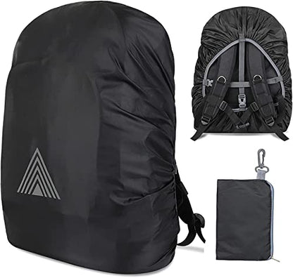 Waterproof Backpack Rain Cover(15-75L),Portable Anti Slip Rain Cover for Backpack,Cross Buckle Straps,Outdoor Anti-tear Backpack Raincover for Camping Hiking Biking Hunting Traveling