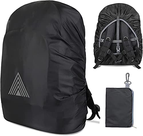 Waterproof Backpack Rain Cover(15-75L),Portable Anti Slip Rain Cover for Backpack,Cross Buckle Straps,Outdoor Anti-tear Backpack Raincover for Camping Hiking Biking Hunting Traveling