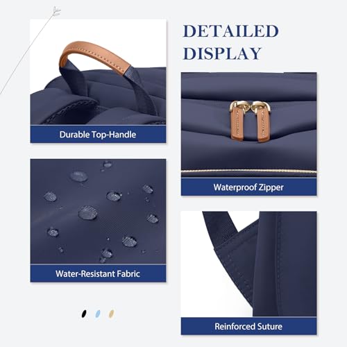 Travel Backpack for Women Personal Carry On Bag Business Weekender Hiking Multilayer Laptop Bag,16 Inch,Navy blue - color: Upgrade-navy Blue, size: 16 Inch