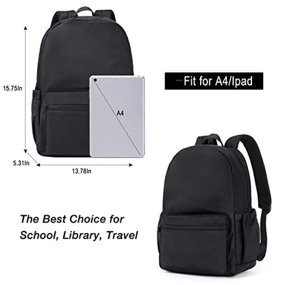 CLUCI Kids Backpack for Girls Boys Bookbags Preschool Backpack Toddler Daycare School Bag Elementary Kindergarten Black - color: 2-0 Black