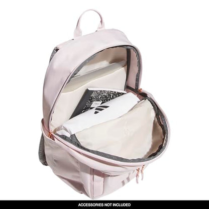 adidas Amplifier Backpack for Laptop, School and Gym, 28L, Distilled Pink/Dual Lilac Purple/Regular, OSFA - color: Distilled Pink/Dual Lilac Purple/Regular