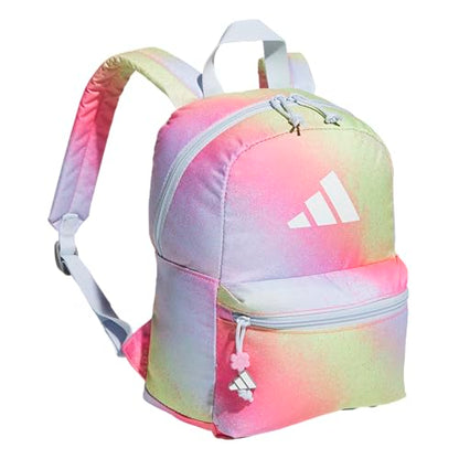 adidas Kids Gotta-Have-It Mini Backpack – School Bag for Girls and Boys, 10L, Spray Gradient Pulse Lime/Crystal Sky Blue, OSFA - color: Spray Gradient Pulse Lime/Crystal Sky Blue