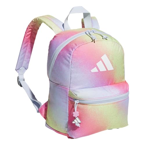 adidas Kids Gotta-Have-It Mini Backpack – School Bag for Girls and Boys, 10L, Spray Gradient Pulse Lime/Crystal Sky Blue, OSFA - color: Spray Gradient Pulse Lime/Crystal Sky Blue