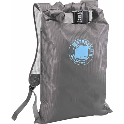 Lewis N. Clark WaterSeals Locking Backpack | Waterproof Bag | Anti-Theft Combination Lock | For Men & Women | Gray - color: Gray