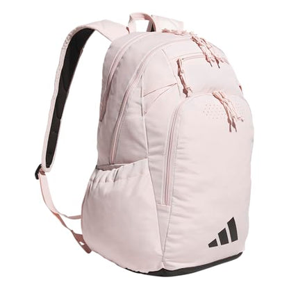 adidas Defender 5 Backpack for Sports, Gym, School and Travel, 33L, Sandy Pink/Black/Grey Two, OSFA - color: Sandy Pink/Black/Grey Two