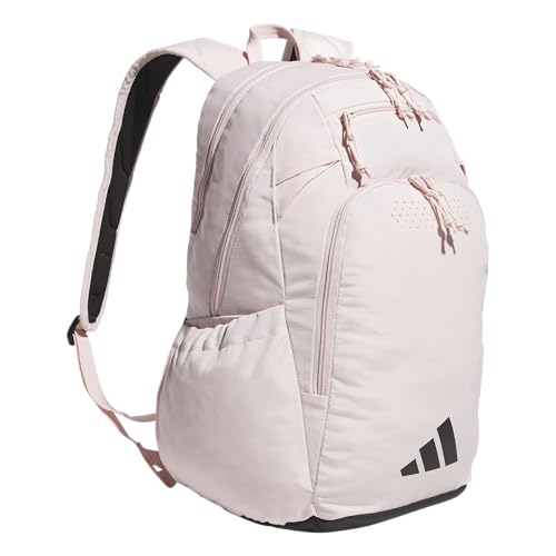adidas Defender 5 Backpack for Sports, Gym, School and Travel, 33L, Sandy Pink/Black/Grey Two, OSFA - color: Sandy Pink/Black/Grey Two
