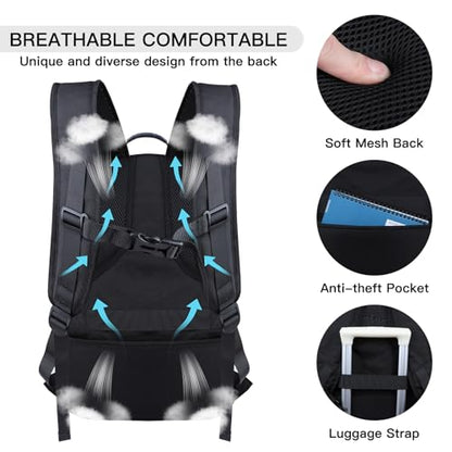 ANTERK Extra Large Backpack, Travel Laptop Backpack, Sturdy TSA Water Resistant 17.3 Inch Backpacks, Anti Theft Business Computer Backpacks Gifts for Men Women, Blue - color: Blue, size: 17 inch