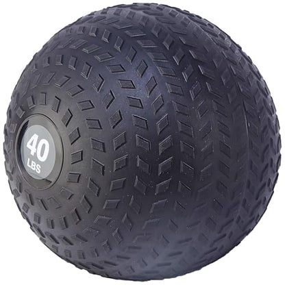 Fitvids Slam Medicine Wall Balls Workout Exercise Fitness Weighted Balls for Cross Training, Strength and Conditioning Exercises, Cardio and Core Workouts - style: 40 Pounds