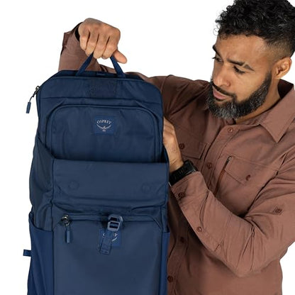 Osprey Aoede Slim SyncPack Backpack with Laptop Sleeve, Black - color: Black