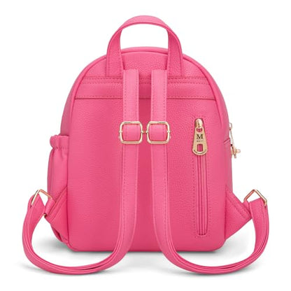 Montana West Mini Backpack Purse for Women Anti Theft Backpacks with Secured Zipper and Tassel - color: Mini Hot Pink