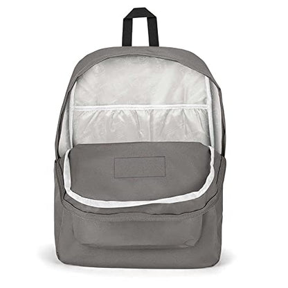 JanSport SuperBreak Plus Backpack with Padded 15-inch Laptop Sleeve and Integrated Bottle Pocket - Spacious and Durable Daypack for Work and Travel - Graphite Grey - color: Graphite Grey