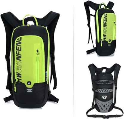 WINDCHASER Cycling Backpack, 10L Bicycle Backpack Waterproof Breathable Bag for Outdoor Travel Hiking Climbing Biking Running Skiing (Green.) - color: Green.