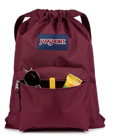 JanSport Draw Sack, Cherry Lacquer - color: Cherry Lacquer