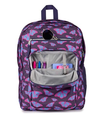 JanSport Laptop Backpack - Computer Bag with 2 Compartments, Ergonomic Shoulder Straps, 15” Laptop Sleeve, Haul Handle - Flutter By Purple - color: Flutter By Purple