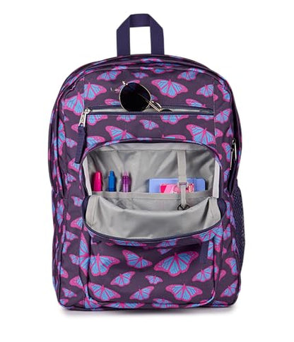 JanSport Laptop Backpack - Computer Bag with 2 Compartments, Ergonomic Shoulder Straps, 15” Laptop Sleeve, Haul Handle - Flutter By Purple - color: Flutter By Purple
