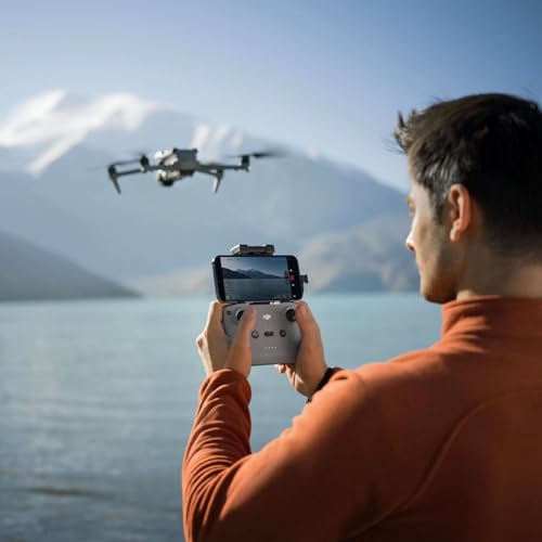 DJI Air 3S Fly More Combo (RC-N3), Drone with 1" CMOS Wide-Angle & Medium Tele Camera, 4K/60fps HDR Video, Nightscape Omnidirectional Obstacle Sensing & 3 Batteries for Extended Flight Time - style: Air 3S Fly More Combo (RC-N3)
