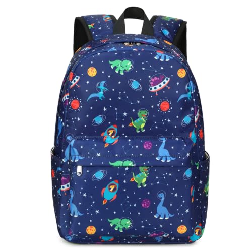 CAMTOP Preschool Backpack for Kids Boys Girls Toddler Backpack Kindergarten School Bookbags for Age 3-8 (Blue Dinosaur) - color: Blue Dinosaur