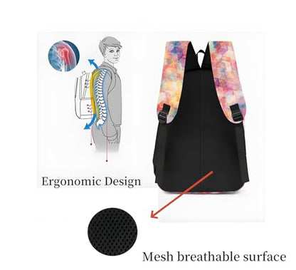 simple portable backpack, student backpack, outdoor leisure bag, computer bag (52cge) - color: 52cge