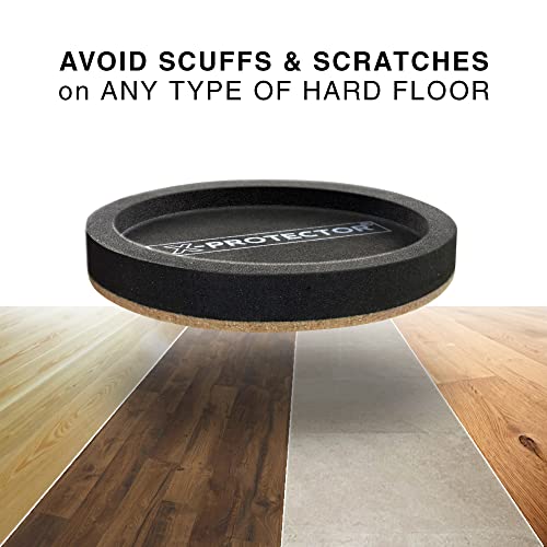Felt Furniture Sliders for Hardwood Floors X-PROTECTOR 8 PCS 4 3/4” - Furniture Slider with Unique Design - Heavy-Duty Furniture Movers for Hard Surfaces - Felt Sliders - Move Your Furniture Easily! - size: 8 PCS 4 3/4 inch (NEW)