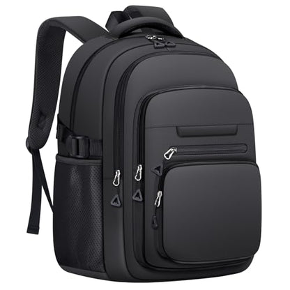 PRAGARI Cute Backpack for School Girls Aesthetic Backpack Women College Bookbag Large Students Laptop Bag Travel Casual Daypack - color: Black