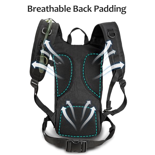 Hydration Backpack Tactical with 3L TPU Water Bladder: Hiking MOLLE Military Day Bag for Hunting for Men Women