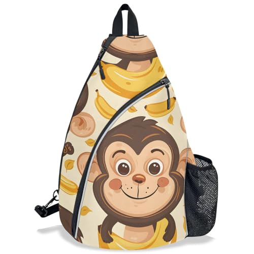 Pickleball Bag for Women Men Adjustable Crossbody Sling Backpack Hold Pickleball Paddle Water Bottle - color: Multicolor 2