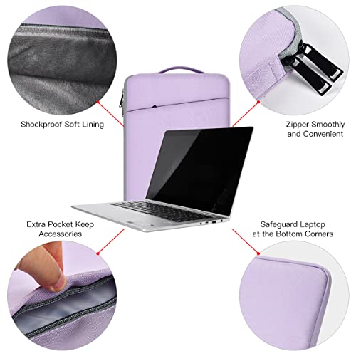 Laptop Sleeve 14 Inch Laptop Case Computer Bag for 15 inch New MacBook Air M4 A3241 M3 A3114 M2 A2941 2025-2023, Purple - color: Purple, size: 14 Inch