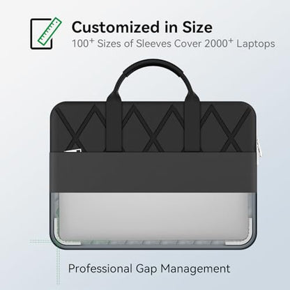 Smatree 17.3 inch Laptop Sleeve with Handle for HP OMEN Gaming Laptop 17-db0047nr/17z-db000, for 17 inch HP Protective Computer Case with Pocket, YKK Zipper, Patented Super Corner Design (E814)
