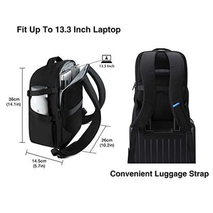 BAGSMART Small Camera Bag Backpack, DSLR SLR Camera Case Fits 13.3 Inch Laptop, Waterproof Photography Backpacks with Rain Cover Tripod Holder for Women Men, Black - color: Black, size: Small
