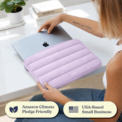 Vandel Puffy Laptop Sleeve 15-16 Inch, Laptop Case, MacBook Air Case - color: i. Lilac, size: 15-16 Inch