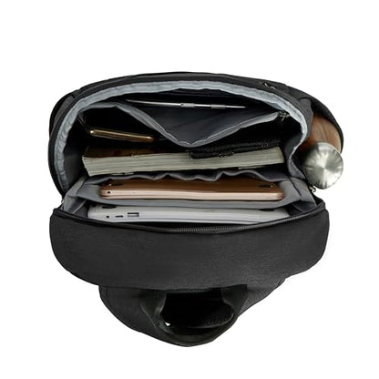 Travelon Anti-Theft Metro Backpack with RFID blocking pouch - color: Black